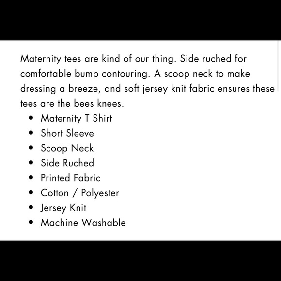 Motherhood Maternity graphic tee NWT - Picture 7 of 8